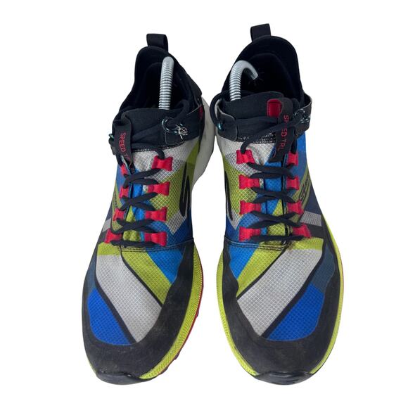 Skechers Go Run Speed Trail Running Shoes Men's 9.5 Multi Upper Mesh Hyper Burst - Picture 7 of 10